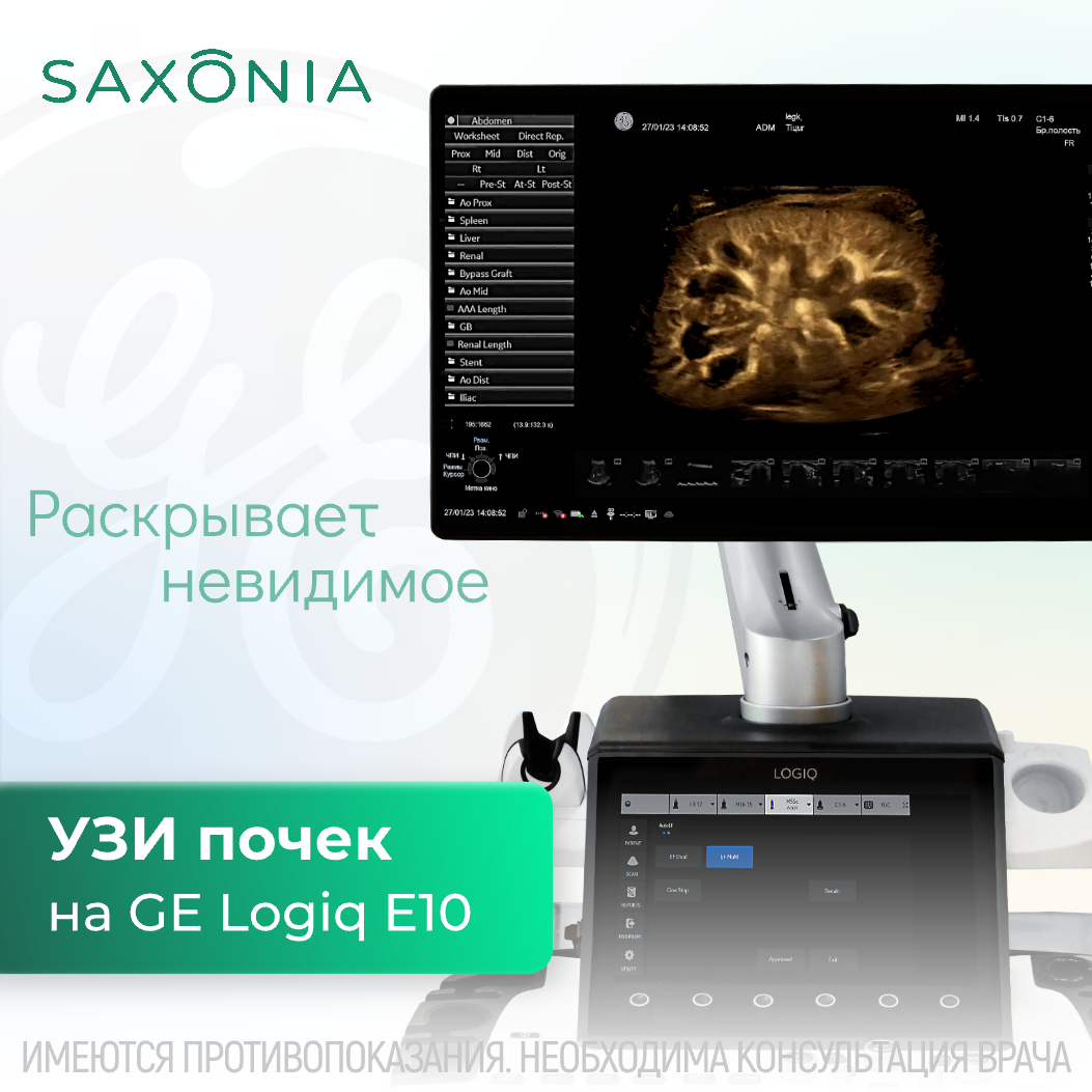 УЗИ почек на инновационной ультразвуковой системе GE Logiq E10 R3
